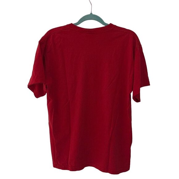 Steve & Barrys Tee Shirt Size Large Red Budweiser Racing Short Sleeve Cotton - Picture 2 of 6